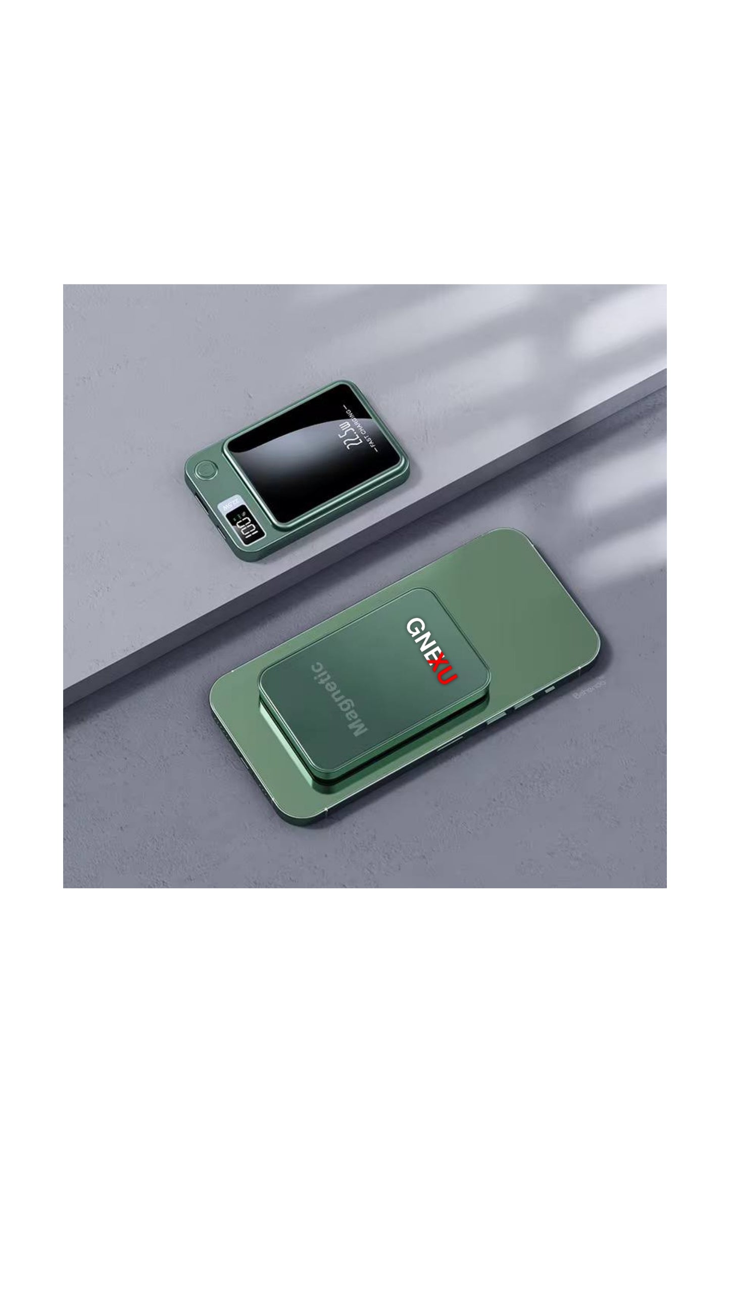 GNEXU Magnetic Power Bank-10000mAh|22.5w Fast Charging
