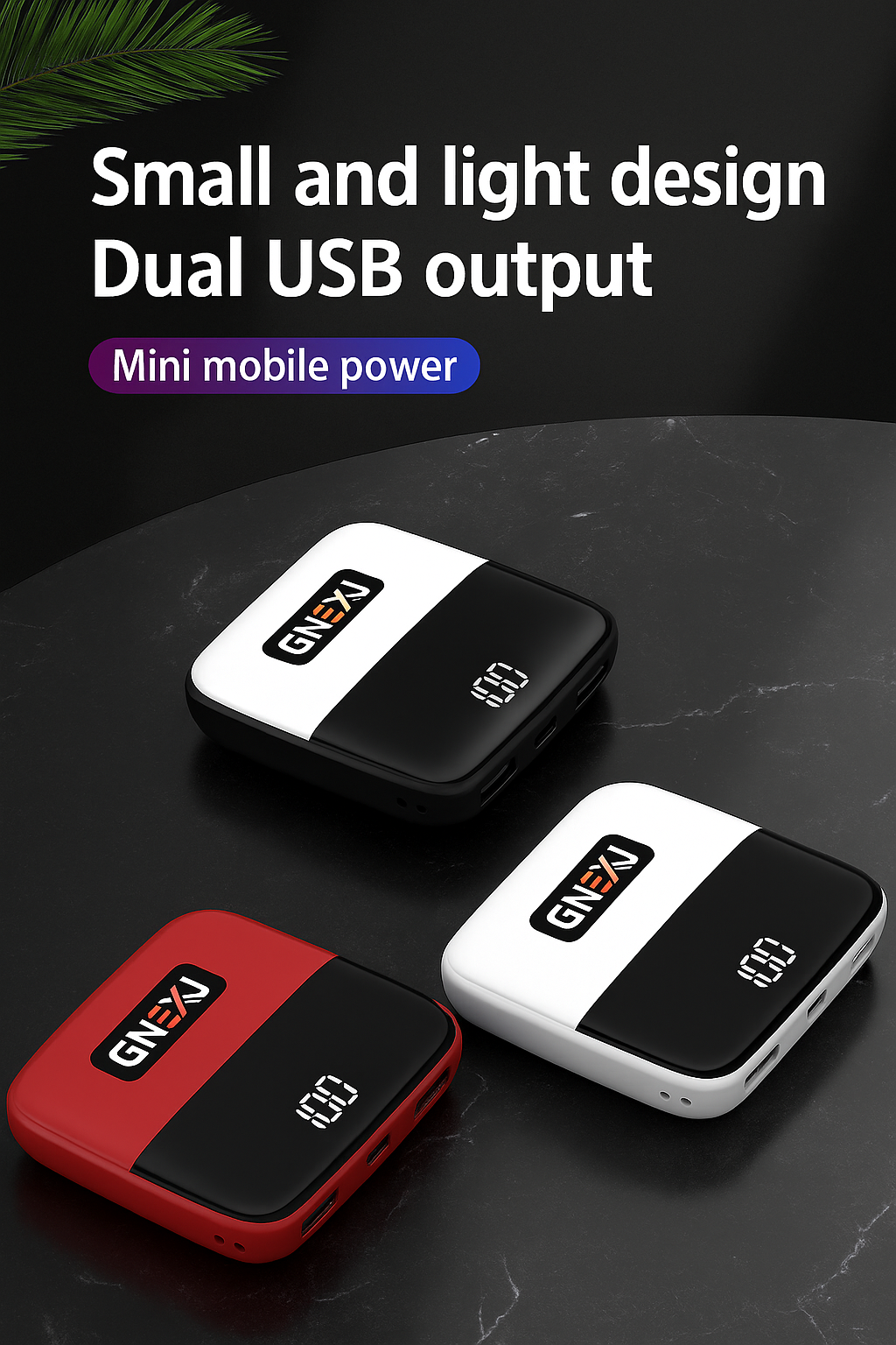 GNEXU© Mini Power Bank 10000mAh