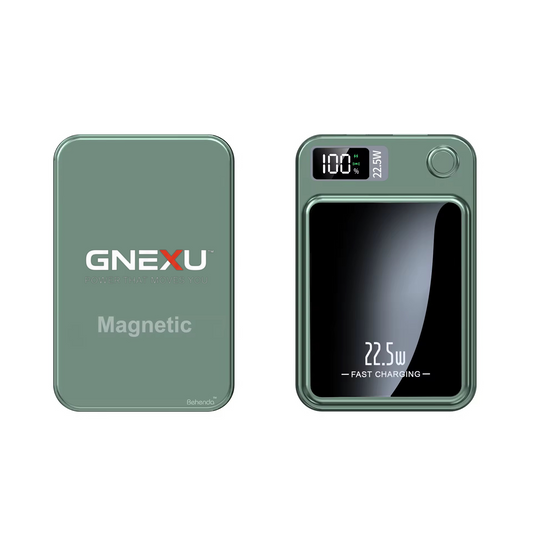 GNEXU Magnetic Power Bank-10000mAh|22.5w Fast Charging